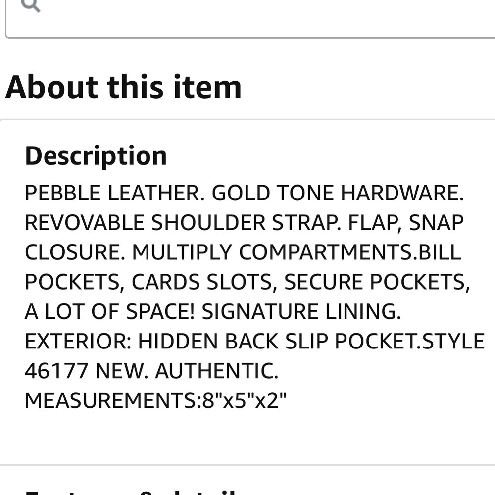 Tory Burch bombe flat wallet crossbody - Picture 7 of 8